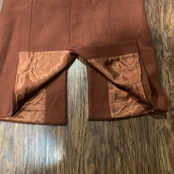 Zara Faux Fur warm rich brown cozy Vest size medium - Picture 9 of 10